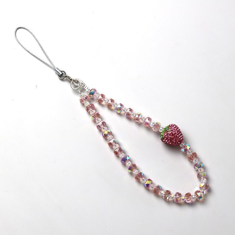 Crystal Beaded Charm Phone Strap Bowlift
