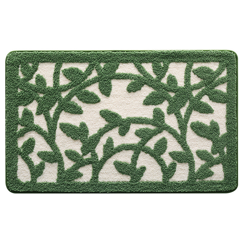 Turtle-Themed Plush Bath Mat Bowlift