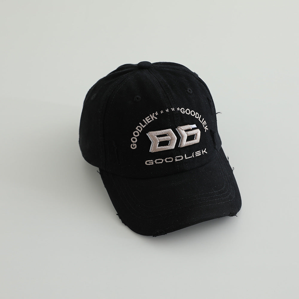 Unisex Distressed Graphic Baseball Cap Bowlift