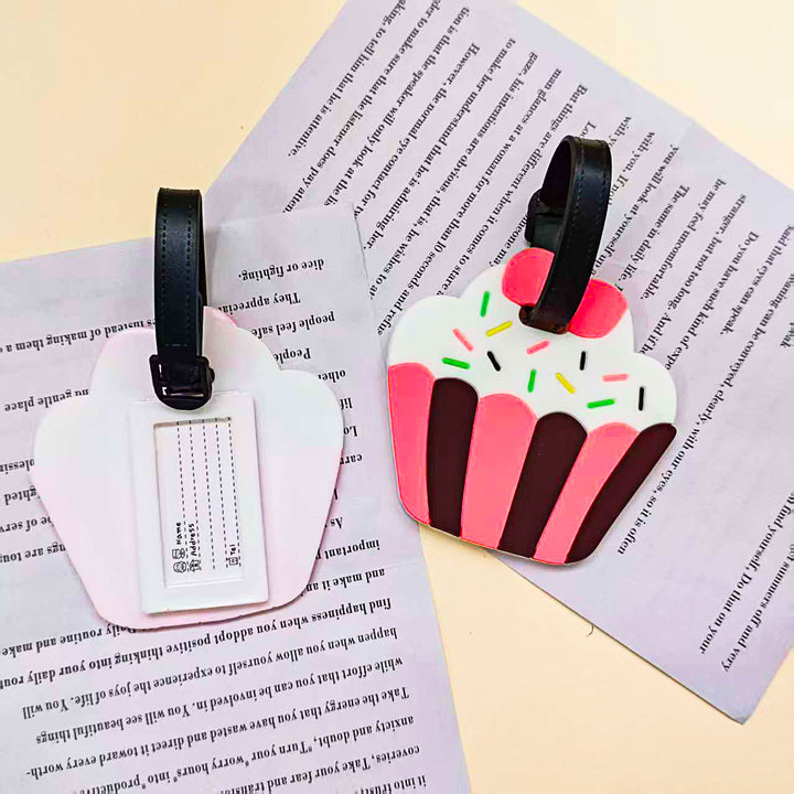 Unisex Luggage Tag in Chocolate Format Bowlift