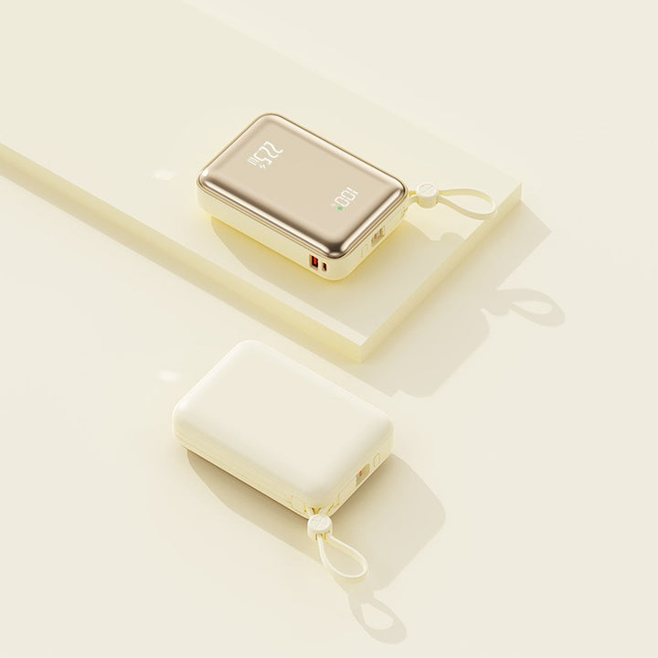 Portable power bank with intelligent LED display and high-speed charging Bowlift