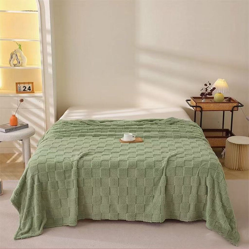 Women Soft and Breathable Plaid Blanket Bowlift