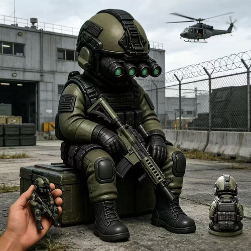 Decorative Soldier Figure Bowlift