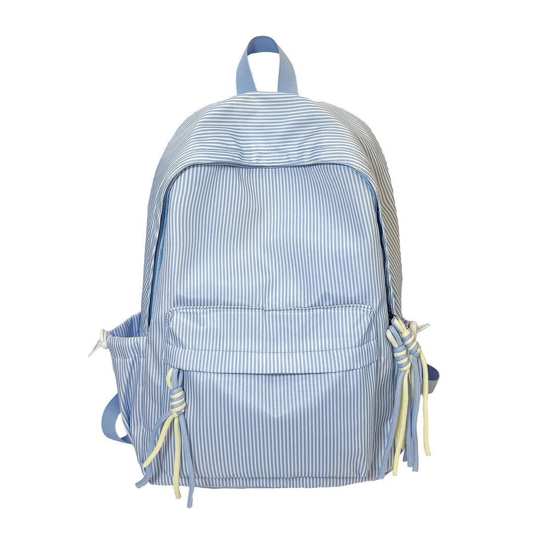 Lightweight Striped Backpack Bowlift