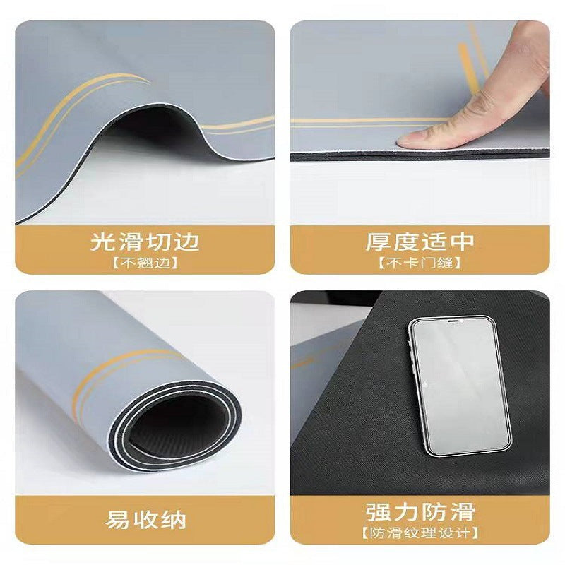 Soft Print Abstract Marble Bath Mat Bowlift