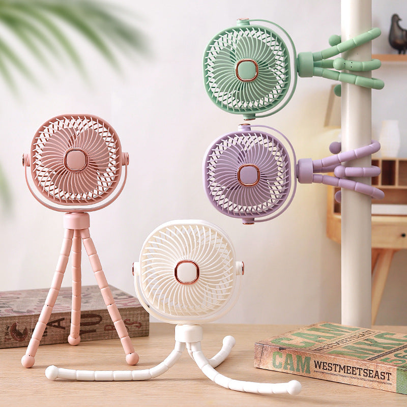 Flexible Tripod Mini Fan Bowlift