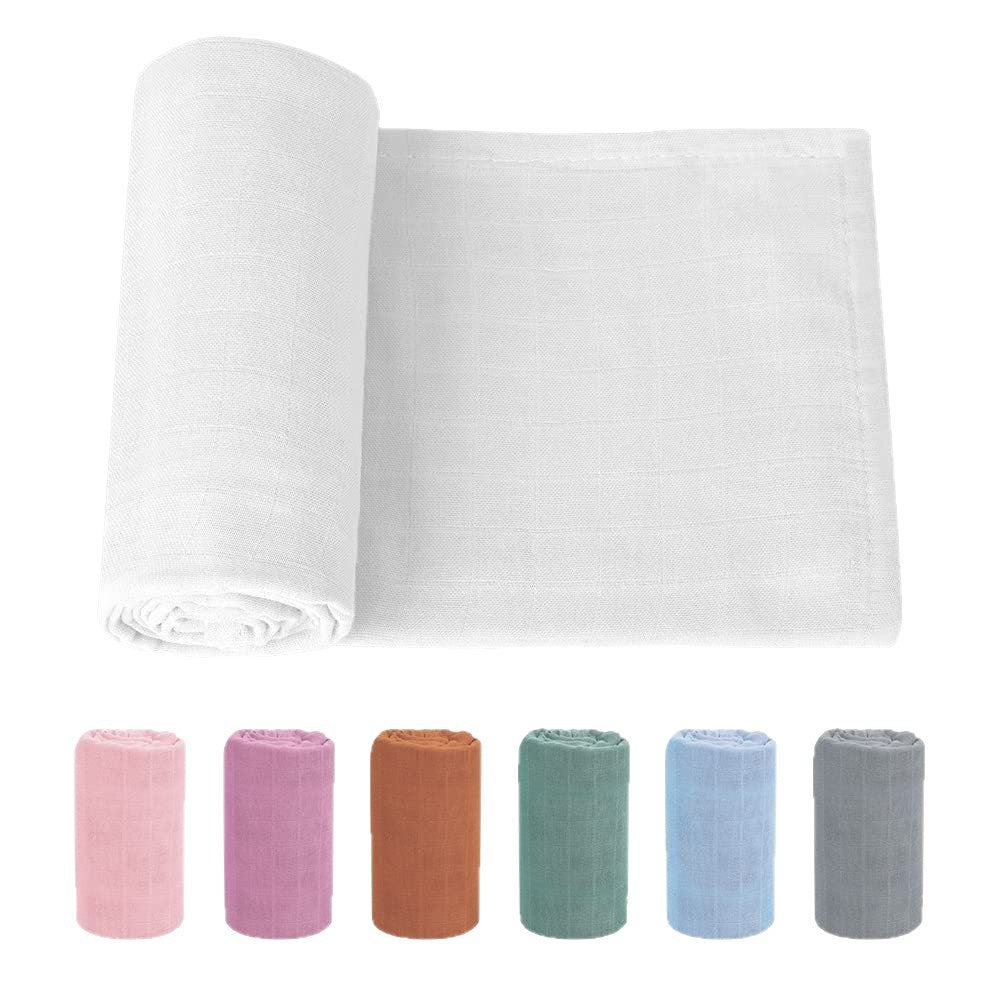 Breathable Organic Cotton Multi-Use Swaddle Blanket Bowlift
