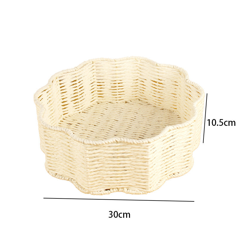 Decorative Woven Basket Bowlift
