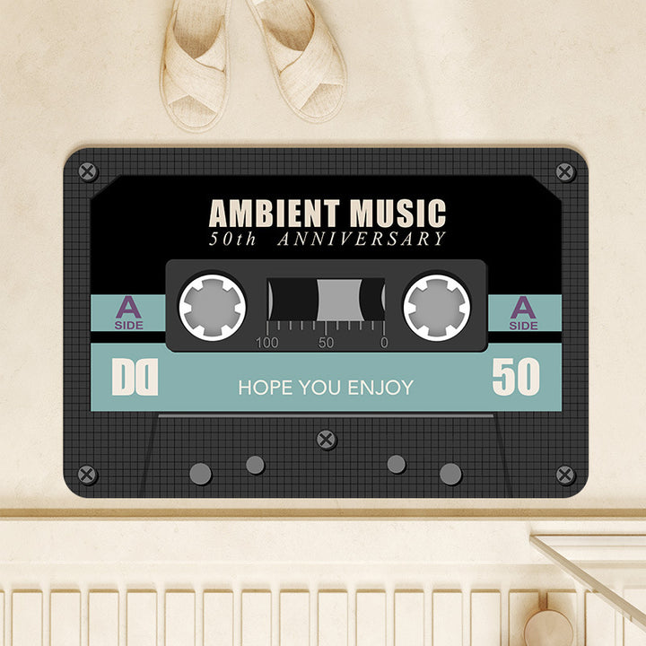 Retro Cassette Tape Bath Mat Bowlift