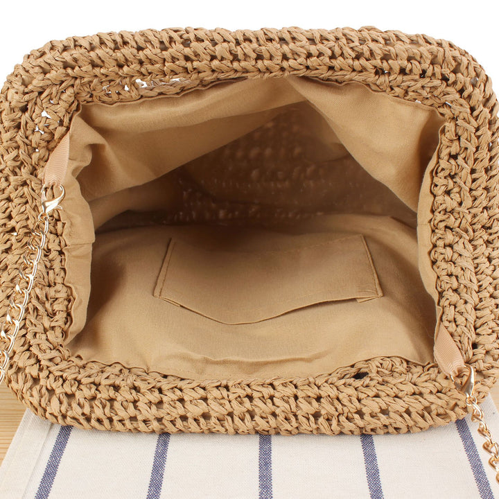 Handbag with Playful Fringe Design Bowlift