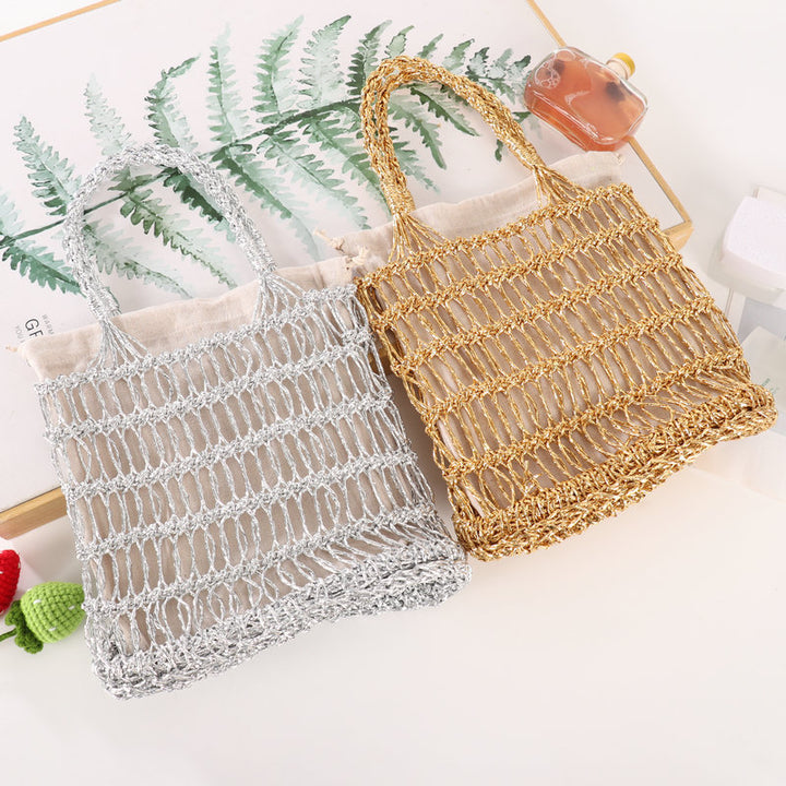 Handwoven net shopper bag Bowlift