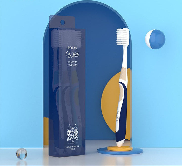 Tri-Head Oral Hygiene Toothbrush Set Bowlift