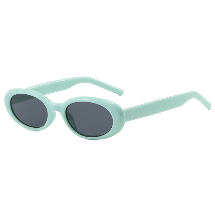 Women's oval sunglasses with transparent effect and UV protection Bowlift