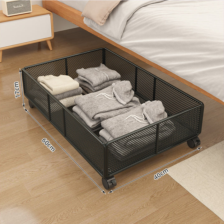 Under-Bed Storage Container with Wheels Bowlift