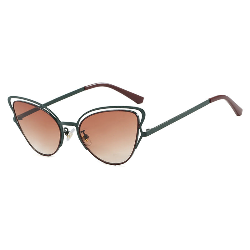 Women's Cat-Eye Glasses with Elegant Metal Frame and Comfortable Fit Bowlift