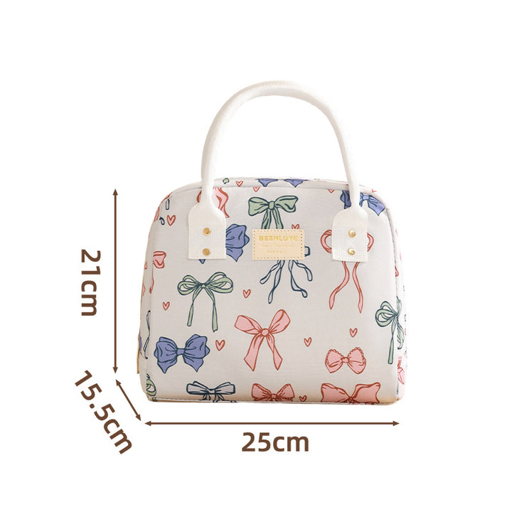 Insulated Leopard Print Lunch Tote Bowlift