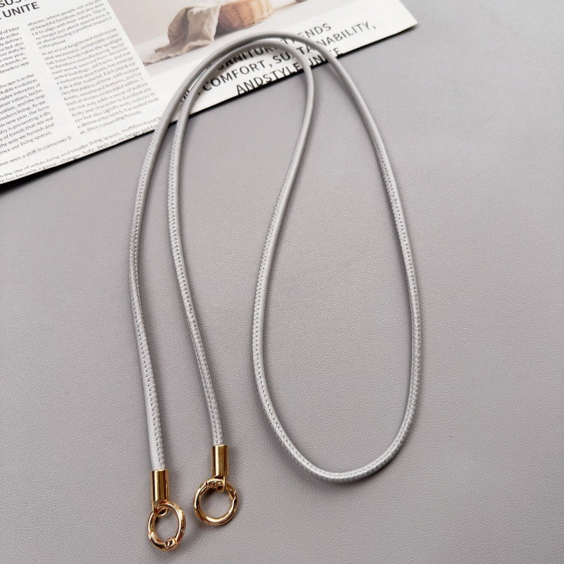 Premium Faux Leather Lanyard Bowlift