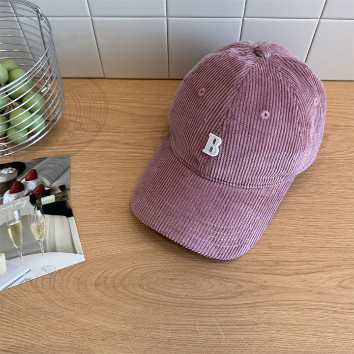 Women's Corduroy Baseball Cap Bowlift 1783922552