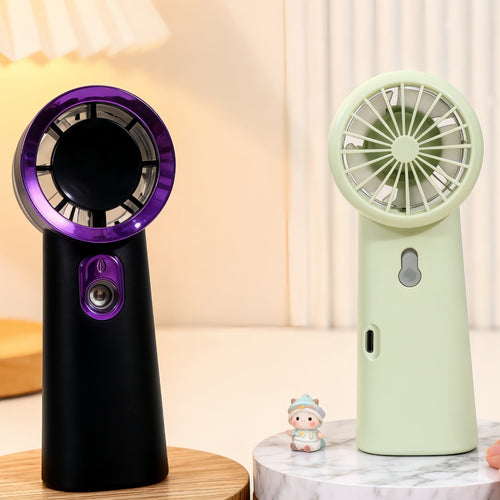 Women's portable mini spray fan with ergonomic design Bowlift