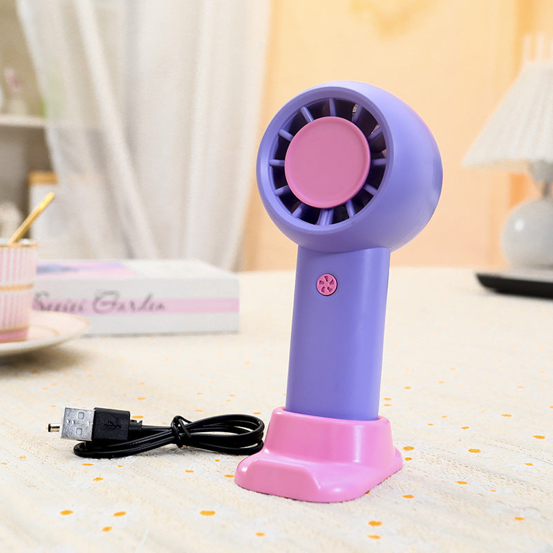 Women's portable USB mini fan with flexible tilt mechanism Bowlift