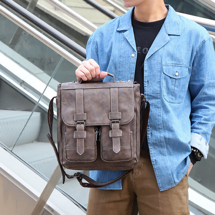 Vintage-Look Crossbody Bag Bowlift
