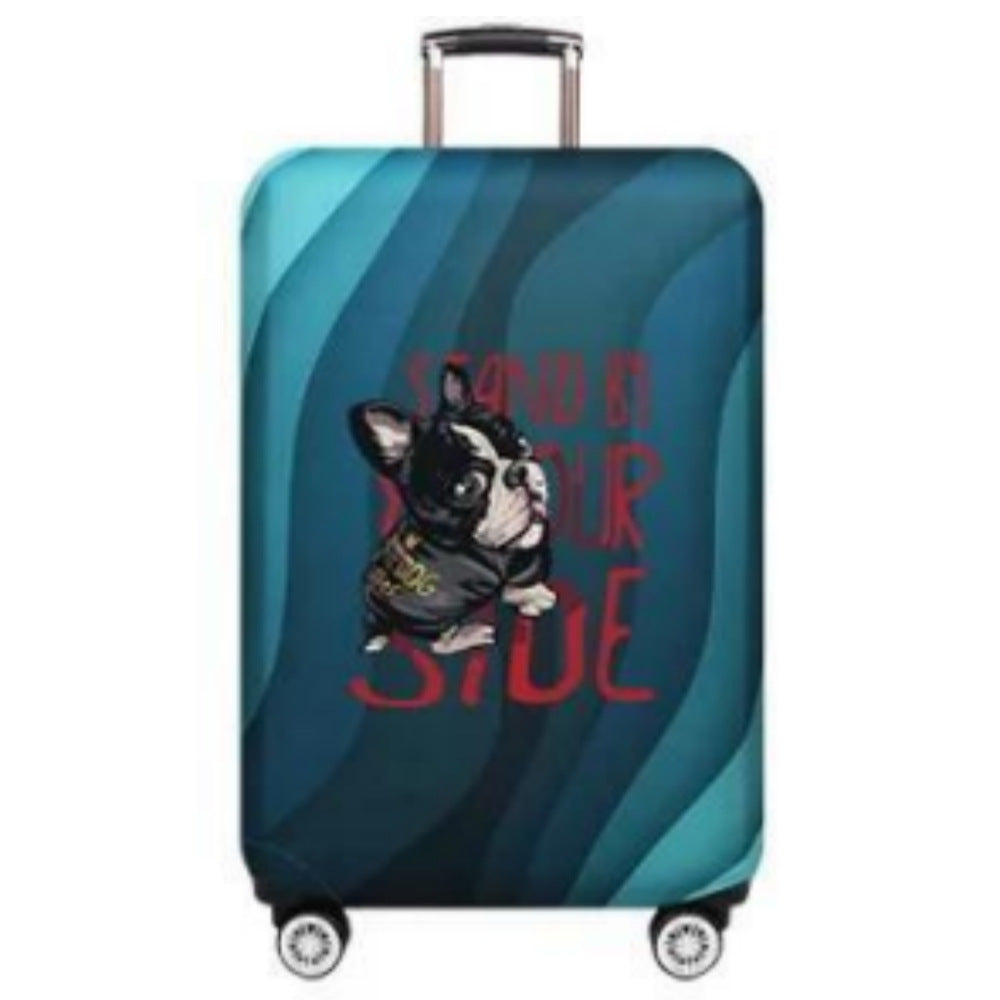 Ladies Hard Shell Suitcase with Playful Animal Design Bowlift
