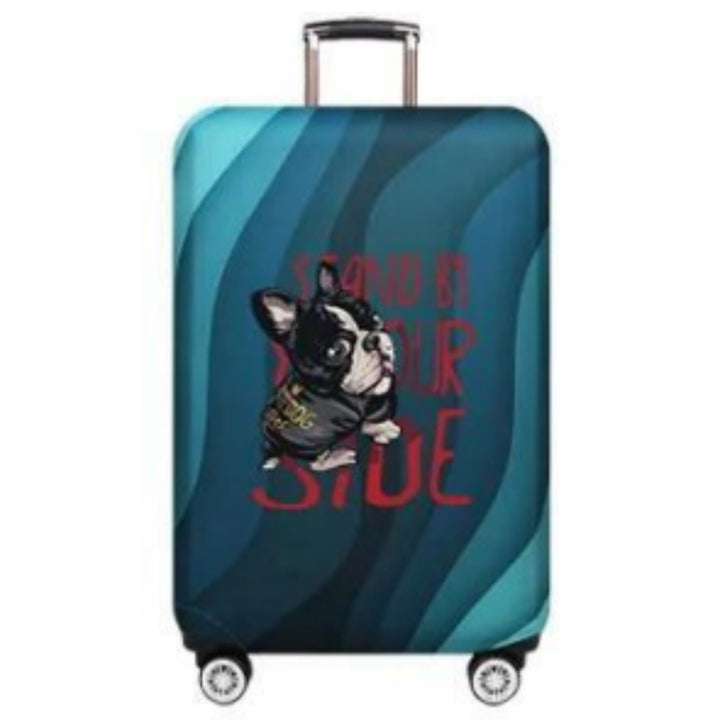 Ladies Hard Shell Suitcase with Playful Animal Design Bowlift