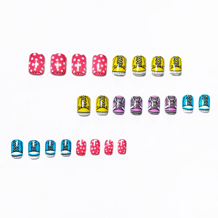 Creative Sneaker Nail Design Bowlift