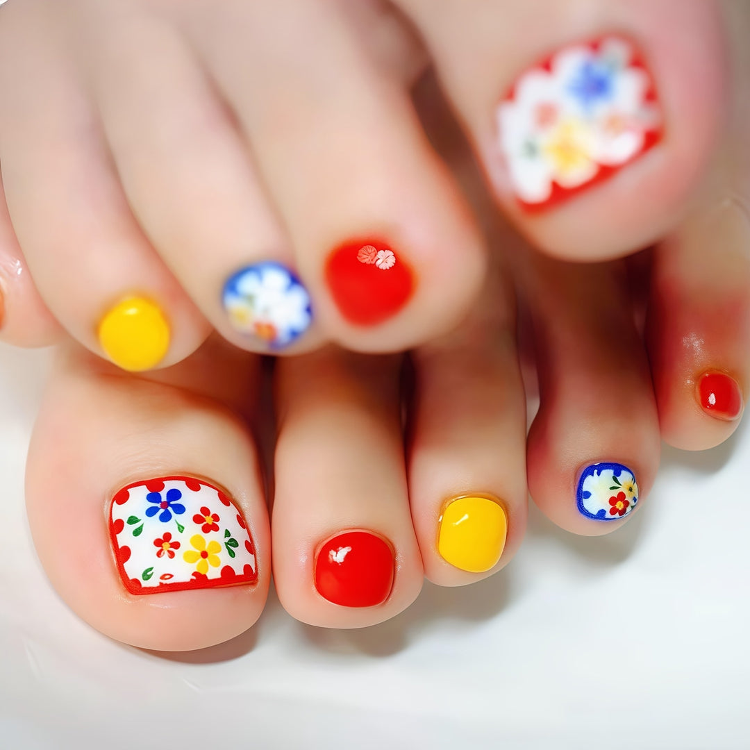 Artificial nails for elegant foot care Bowlift