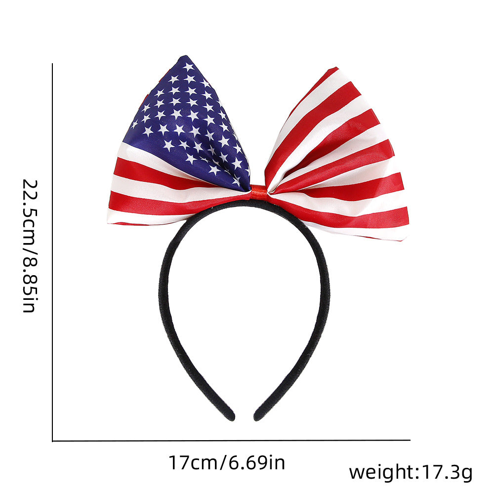 Unisex nan federnd Star Antennas Headband with multilayered ribbon fringes and padded headband Bowlift