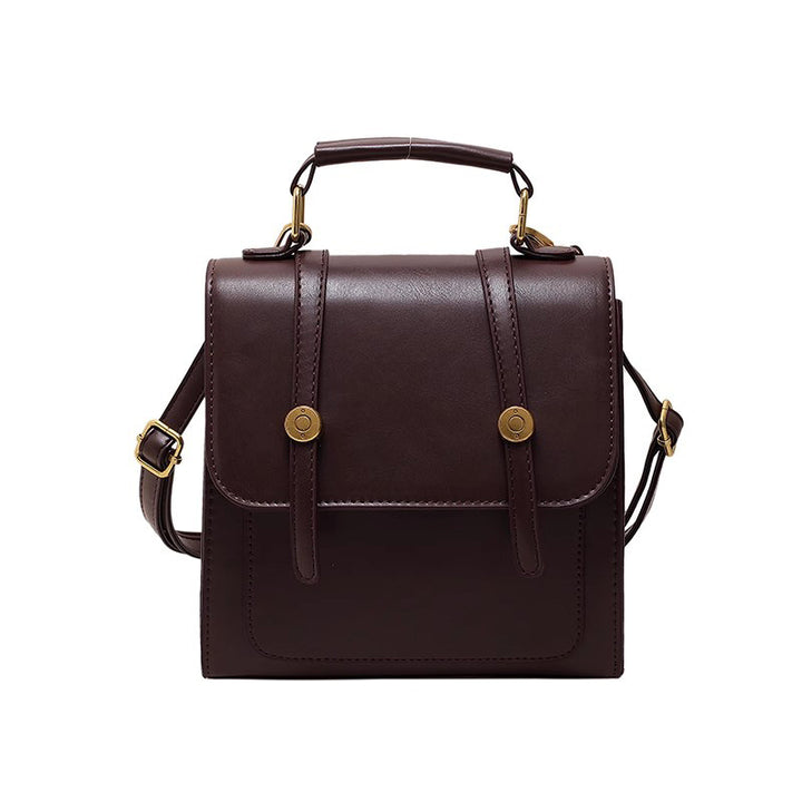 Textured Vegan Leather Satchel Bowlift