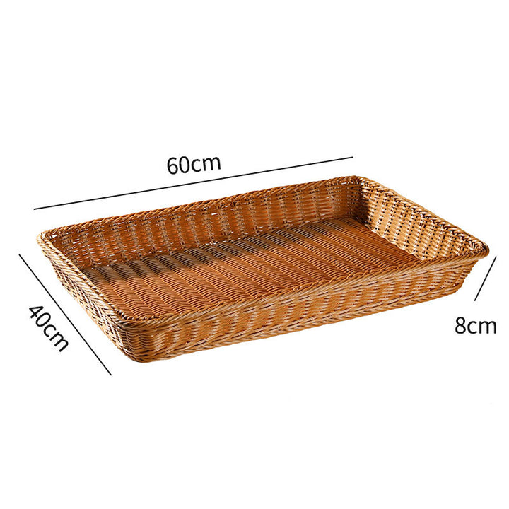Rectangular Woven Serving Basket Bowlift