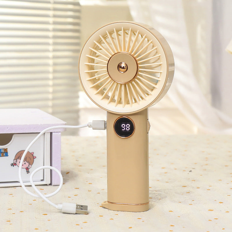 Women's handheld fan with powerful battery Bowlift