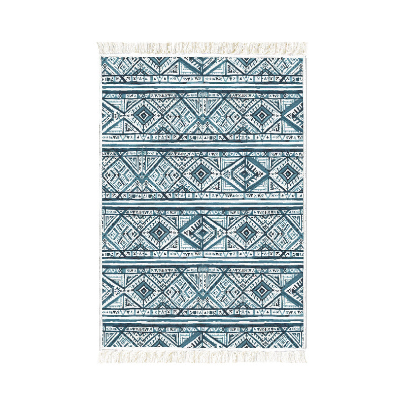 Decorative Geometric Pattern Area Rug Bowlift
