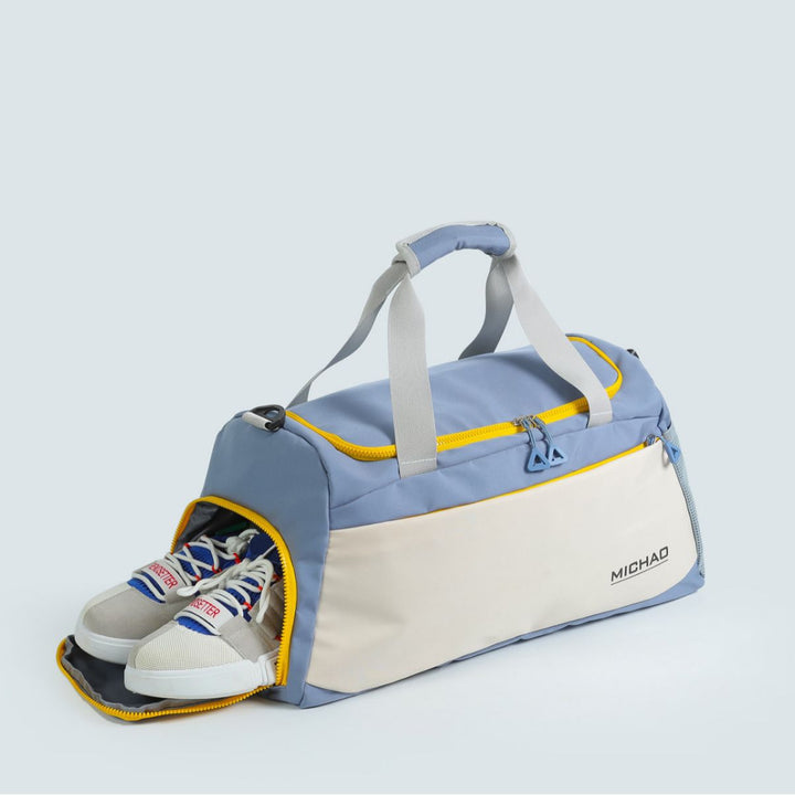 Sporty Duffel Bag with Multiple Compartments Bowlift