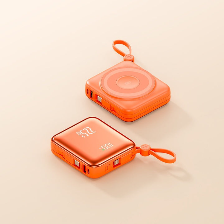 Portable Wireless Power Bank with Smart Charging Function and LCD Display Bowlift