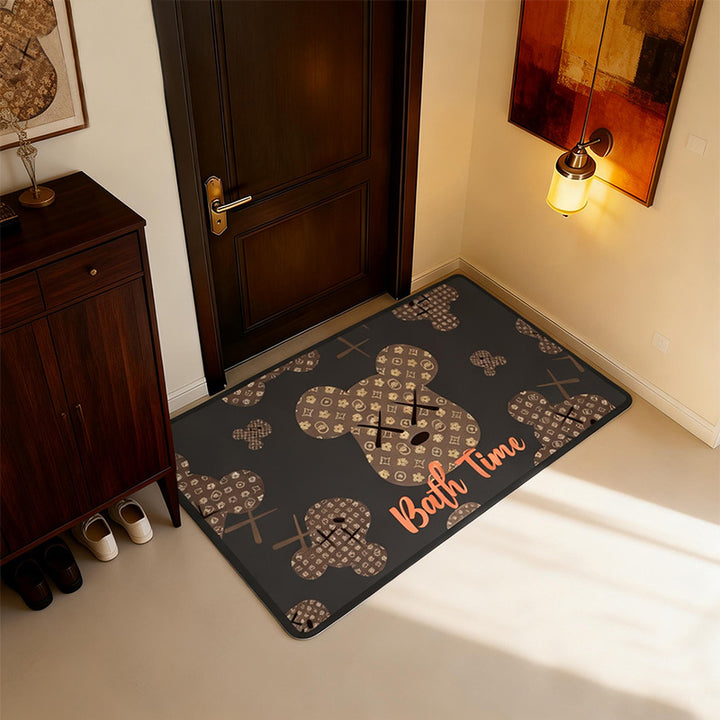 Decorative Cartoon-Themed Floor Mat Bowlift