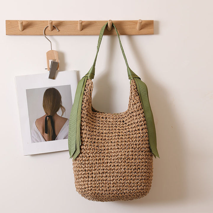 Handcrafted Eco-friendly Basket Bag Bowlift