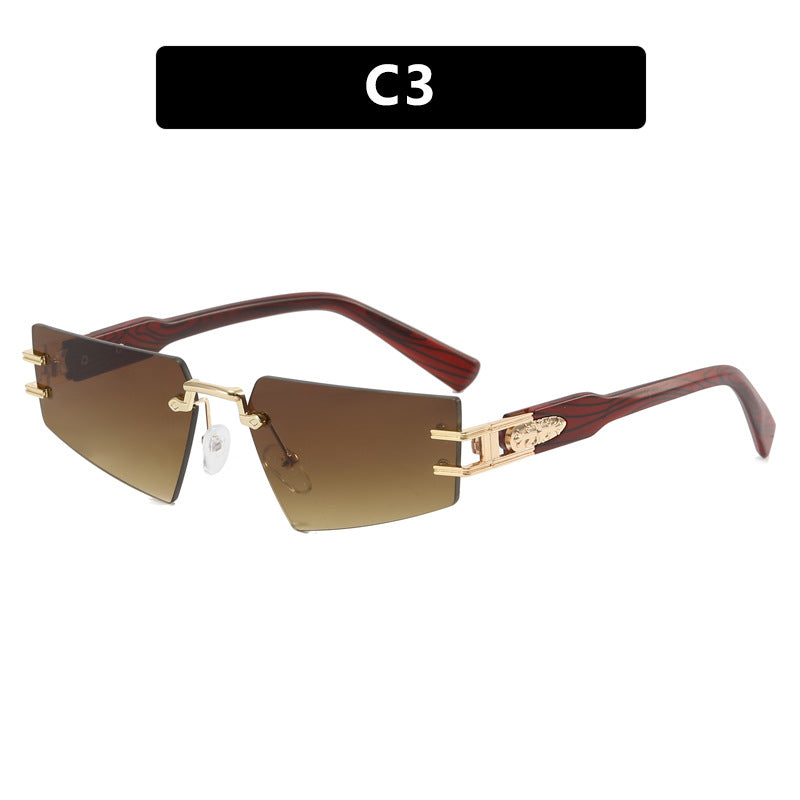 Women's fashionable sunglasses with elegant square frame construction and luxurious details Bowlift