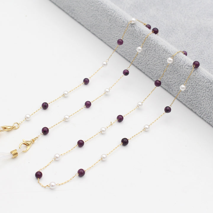 Elegant Multi-Color Eyewear Chain Bowlift