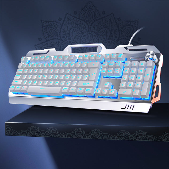 Gaming Keyboard and Headset Bowlift