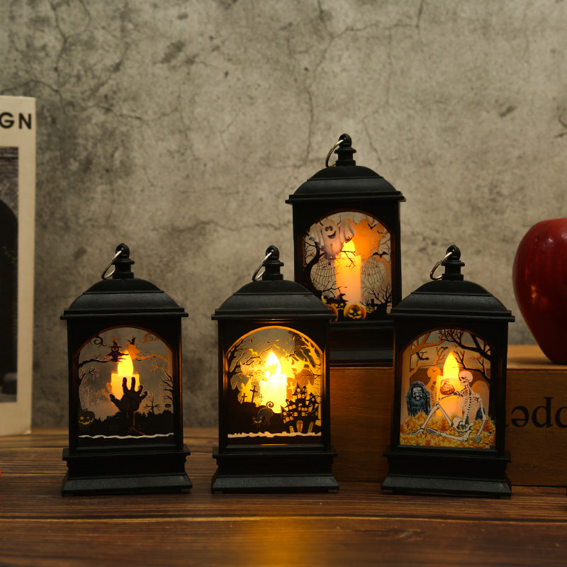 Nostalgic Lantern with Halloween Motif Bowlift