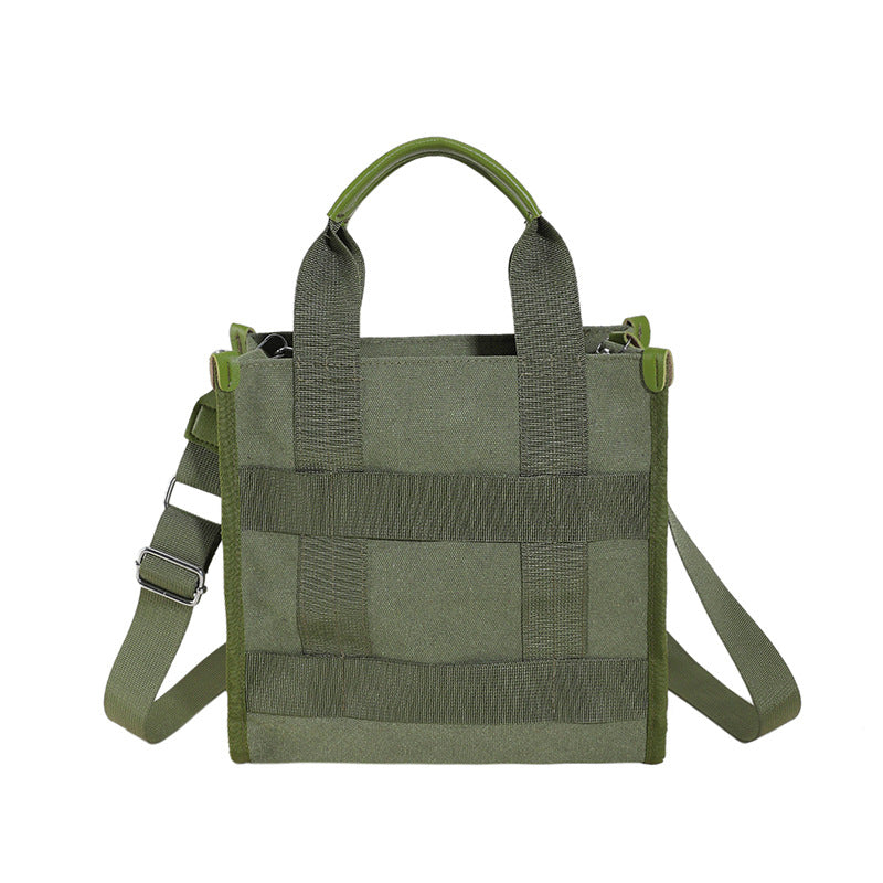 Versatile Canvas Shoulder Bag Bowlift