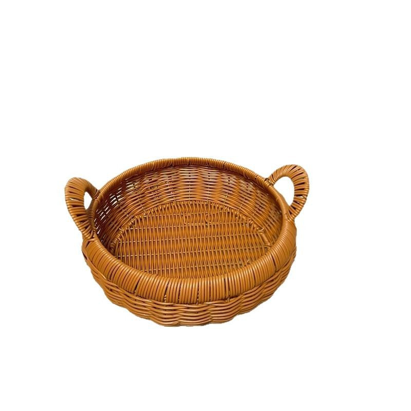 Women Decorative Storage Basket with Comfortable Handles Bowlift