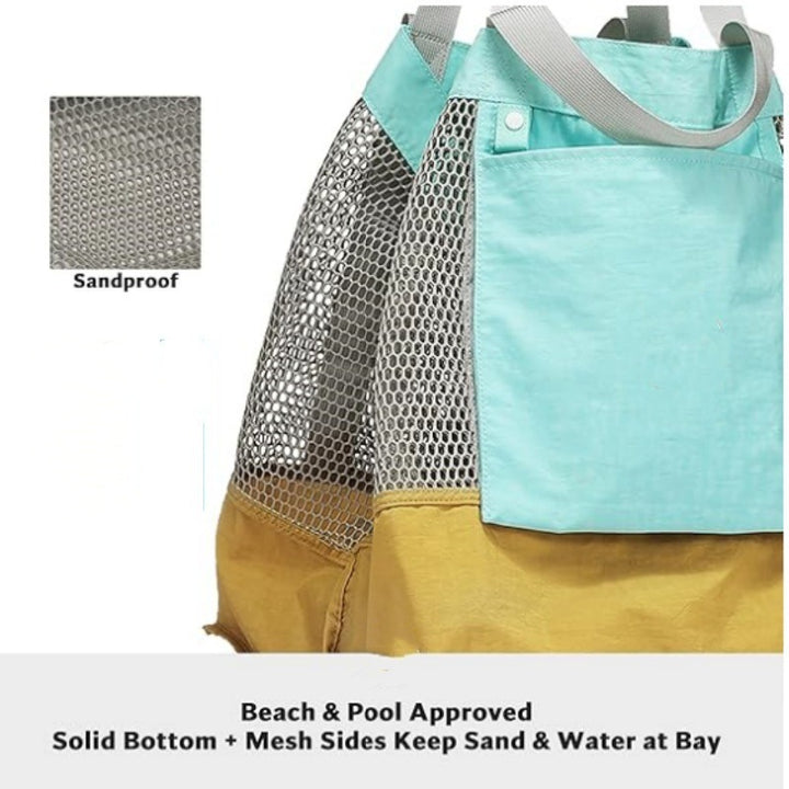 Spacious mesh tote bag with insulated inner compartment Bowlift