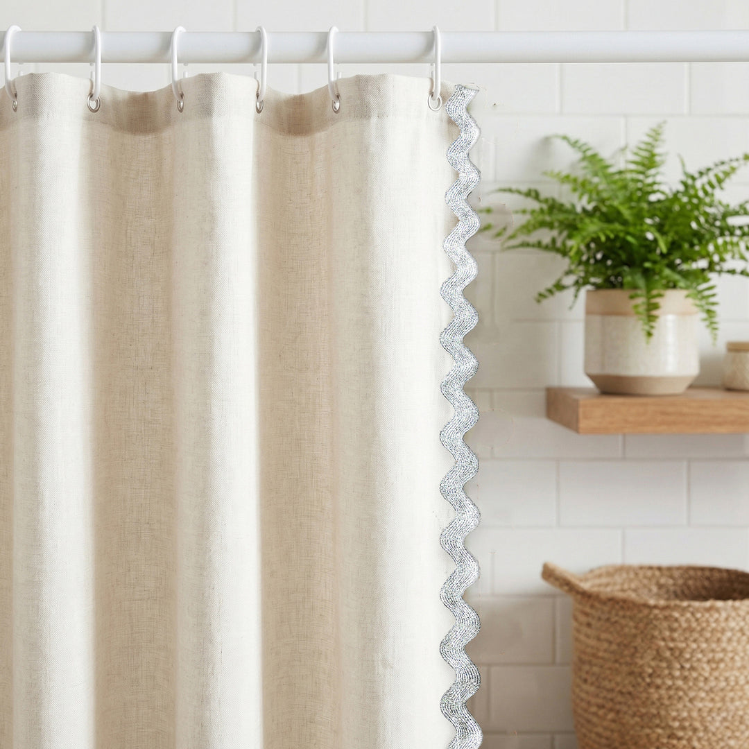 Decorative Shower Curtain Bowlift
