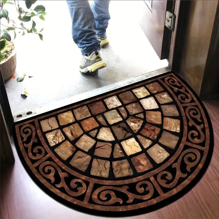 Ornate Welcome Entry Mat