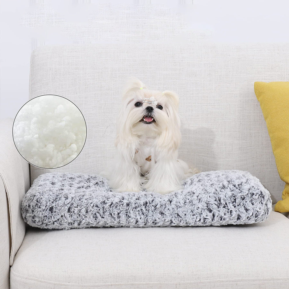 Plush Comfort Pet Sleeping Mat Dog Bed