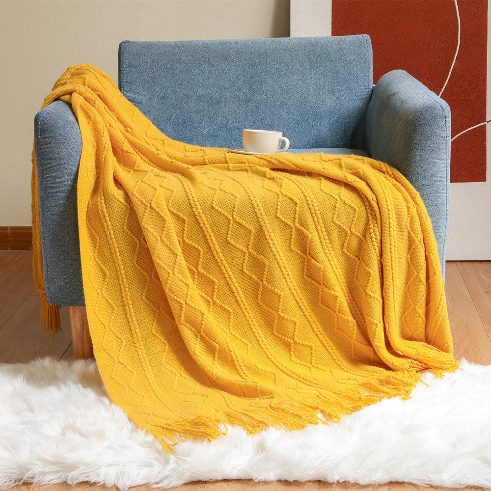 Textured Knit Scarf Bowlift