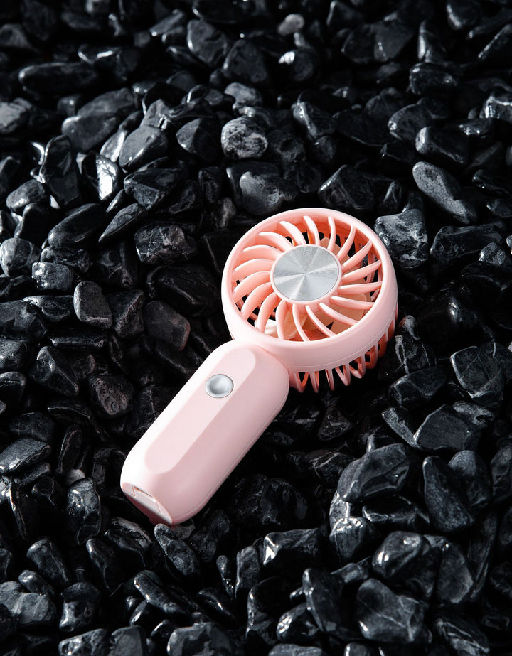 Women Portable Mini Fan with Ergonomic Handle Bowlift